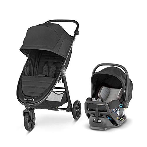 used Baby Jogger City Mini GT2 Travel System, Jet, 2020