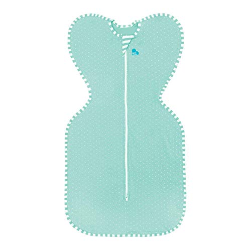 used Love To Dream Swaddle Up Lite Sleep Sack, Newborn, Mint Stars