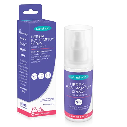 used Lansinoh Herbal Postpartum Spray