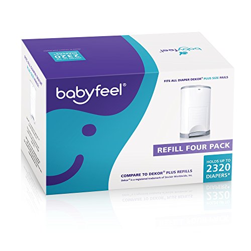 used BabyFeel Dekor Plus Refills by Babyfeel, 4 Pack