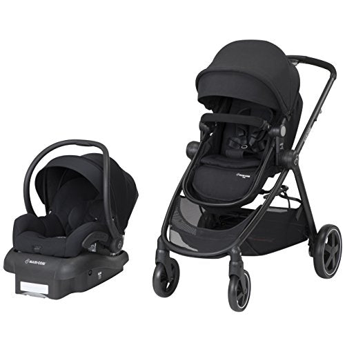 used Maxi-Cosi Zelia 5-in-1 Modular Travel System, Night Black, 2020