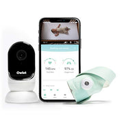 used Owlet Smart Sock 3 Monitor Duo, Mint Green