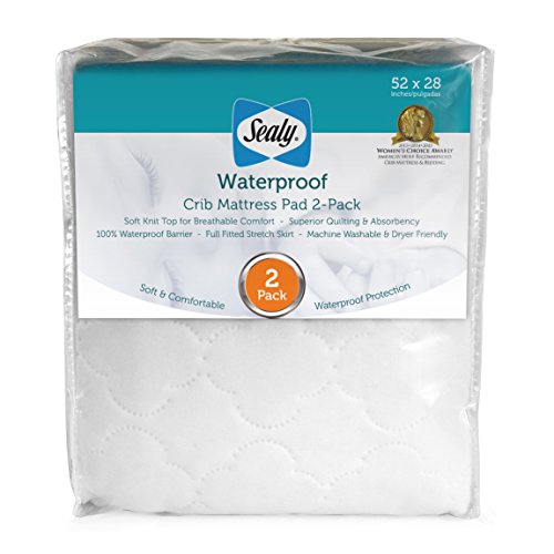 used Sealy Waterproof Mattress Pad, 2 Pack