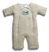 used Baby Merlin's Magic Sleepsuit, Large 6-9 Months, Fleece, Blue