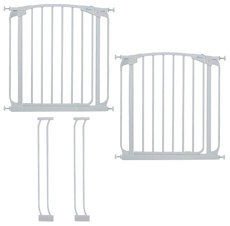 used Dreambaby Swing Closed Security Gate (with 2 extensions)