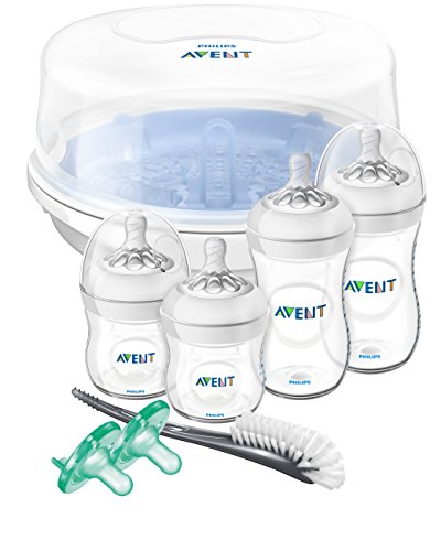 used Philips Avent Natural Baby Bottle Essentials Gift Set