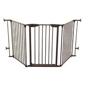 used Dreambaby Newport Adapta Gate, Brown