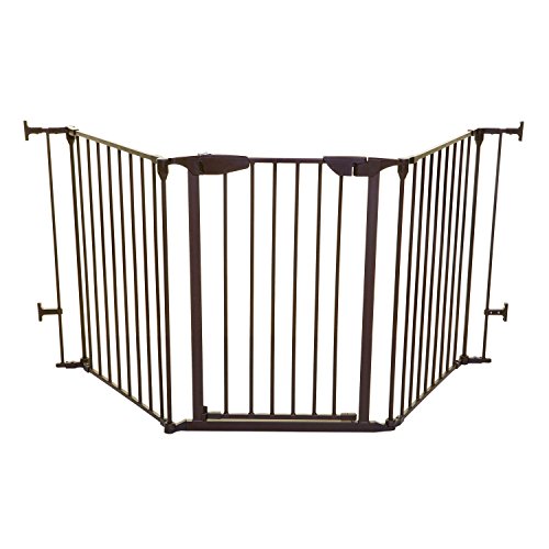 used Dreambaby Newport Adapta Gate, Brown