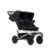 used Mountain Buggy Duet Double Stroller, 2022, Black