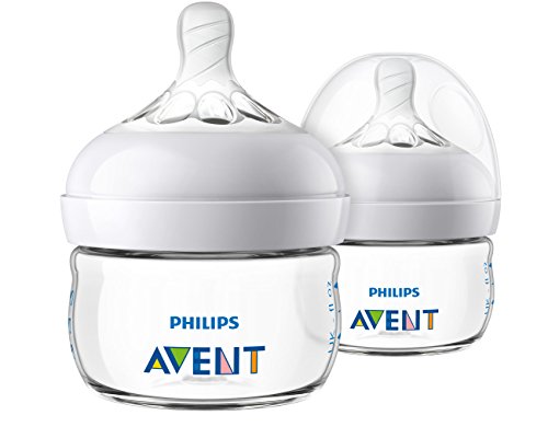 used Philips Avent Natural Bottles, 4oz, 2 Pack