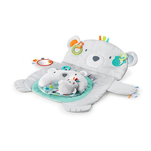 Bright Starts Tummy Time Prop & Play Mat, Bear