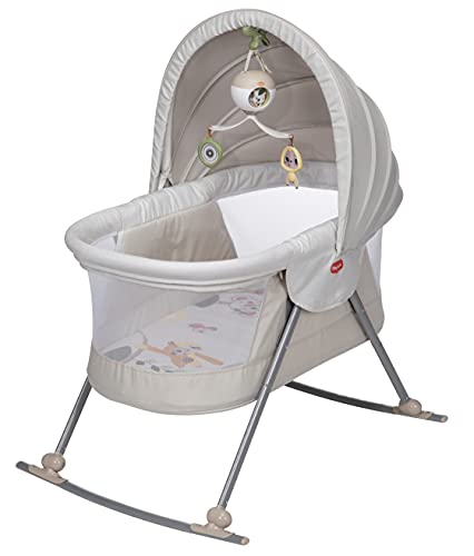 used Tiny Love 2-in-1 Take Along Deluxe Bassinet Boho Chic