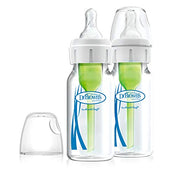 used Dr. Brown's Options+ Anti-Colic Narrow Bottles 2-Pack, 8oz