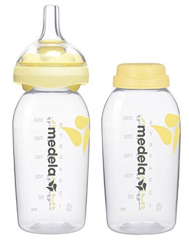 used Medela Calma Breast Milk Feeding Set, 8 Ounce, 4 pack