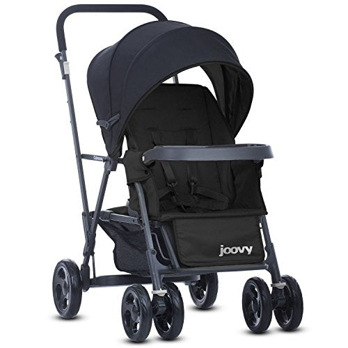 used Joovy Caboose Sit And Stand Tandem Double Stroller, 2021, Black