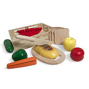 used Melissa & Doug Cutting Food- Wooden Play Food