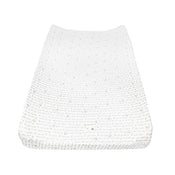 used Burt's Bees Baby BeeSnug Changing Pad Cover, White