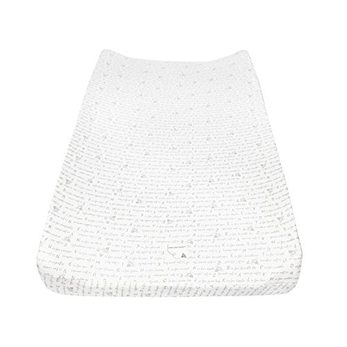 used Burt's Bees Baby BeeSnug Changing Pad Cover, White