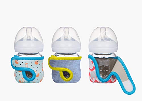 used Miracle Bean Neoprene Baby Bottle Sleeves