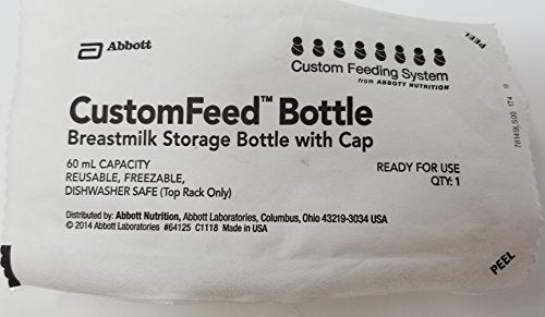 used Abbott CustomFeed Breastmilk Storage Bottles