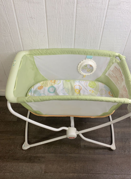 secondhand Fisher Price Rock With Me Bassinet