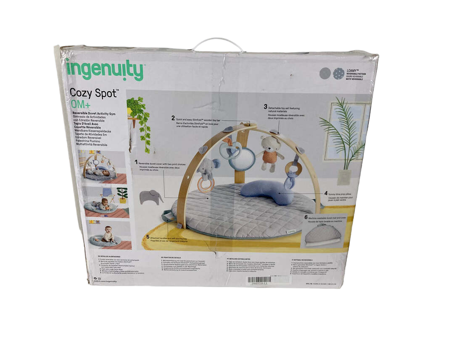 secondhand Ingenuity Cozy Spot Reversible Activity Gym, Loamy