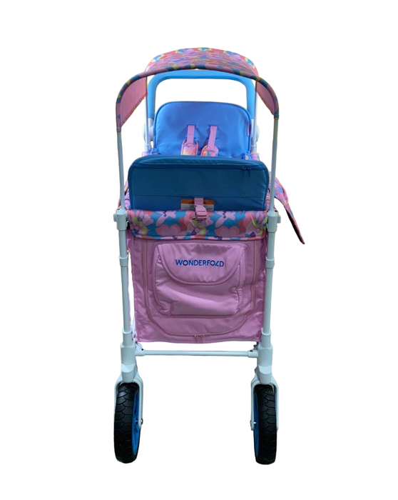 secondhand Wonderfold W2 Luxe Multifunctional Double Stroller Wagon, Petal Pop Limited Edition, 2023