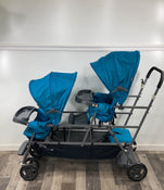 secondhand Joovy Big Caboose Stroller, 2018, Turq