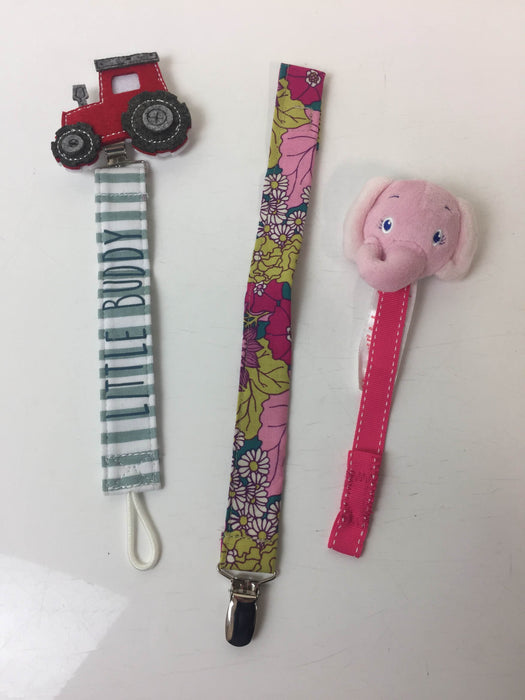 used BUNDLE Pacifier Clips