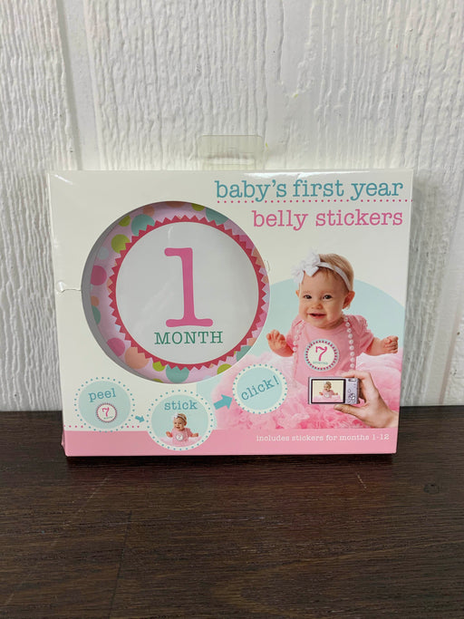 used Stepping Stones Bay’s First Year Belly Stickers