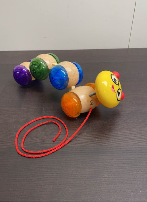 used Hape Baby Einstein Inch Along Cal Wooden Pull Toy