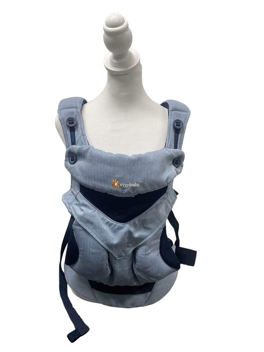 used Ergobaby 360 All Positions Cool Air Mesh Baby Carrier, Chambray