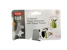 secondhand OXO Tot On-The-Go Wipes Dispenser, Grey