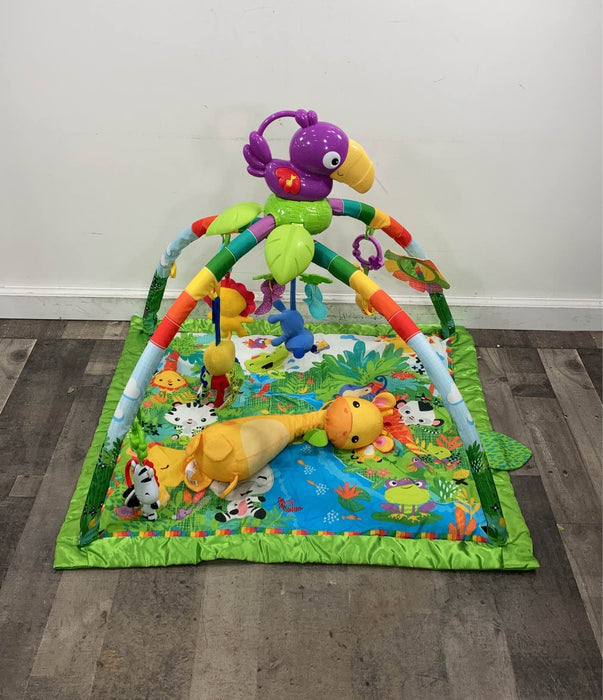 used Fisher Price Rainforest Melodies and Lights Deluxe Gym