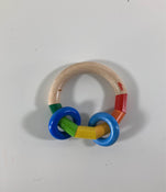 used HABA Kringelring Wooden Baby Rattle