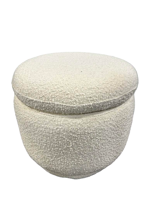 used Babyletto Enoki Storage Ottoman, Ivory Boucle