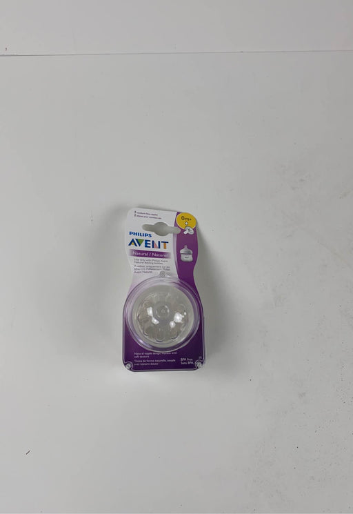 used Philips Avent Natural Baby Bottle Nipples, Newborn 0m+, 2-Pack