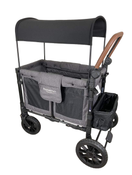 used Wonderfold W2 Luxe Multifunctional Double Stroller Wagon, 2022, Charcoal Gray