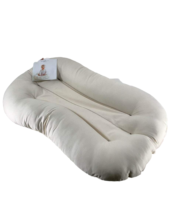 secondhand Snuggle Me Organic Sensory Infant Lounger, Natural