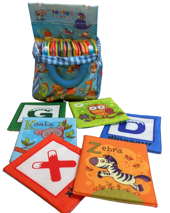 used Teytoy Soft Alphabet Cards, Zoo