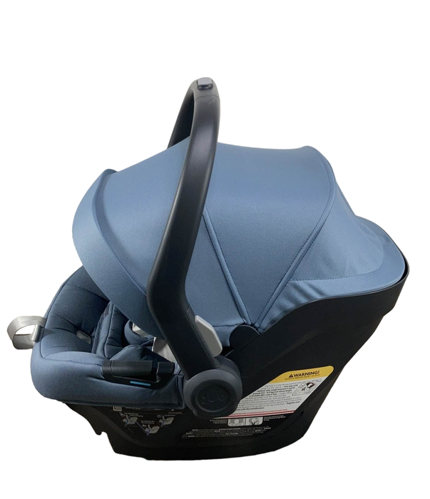 secondhand UPPAbaby MESA MAX Infant Car Seat and Base, 2023, Gregory Blue Melange