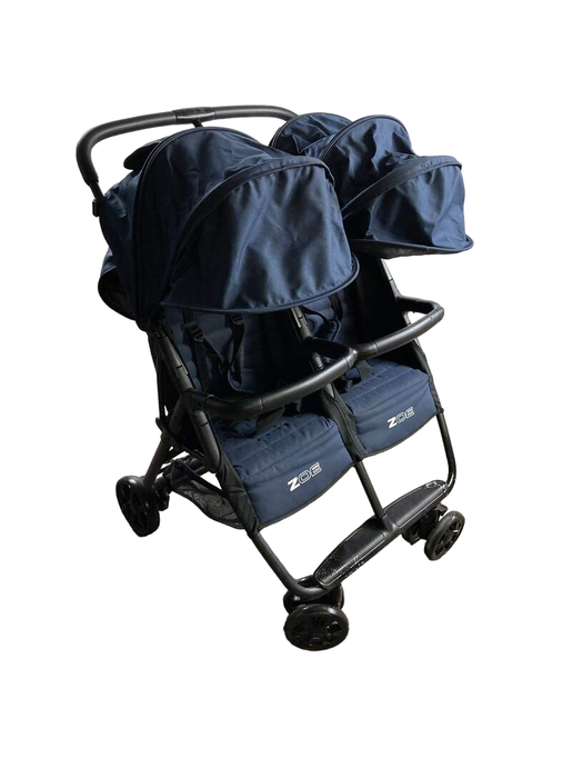 secondhand Zoe Twin+ XL2 Stroller, Luxe Navy Blue