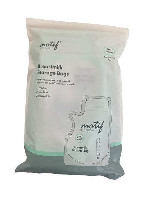 used Motif Medical Breast Milk Storage Bags