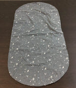 used Happiest Baby SNOO Fitted Sheet, Charcoal Stars