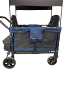 secondhand Wonderfold W4 Multifunctional Quad Stroller Wagon, 2023, Noble Navy