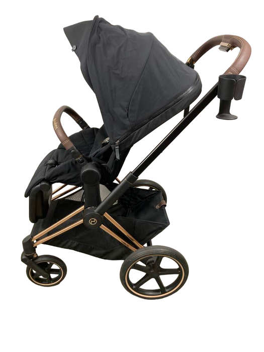 secondhand Cybex PRIAM Stroller, Rosegold, Deep Black, 2022