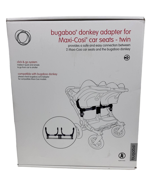 used Bugaboo Donkey Twin Adapter for Turtle/Maxi Cosi Car Seats