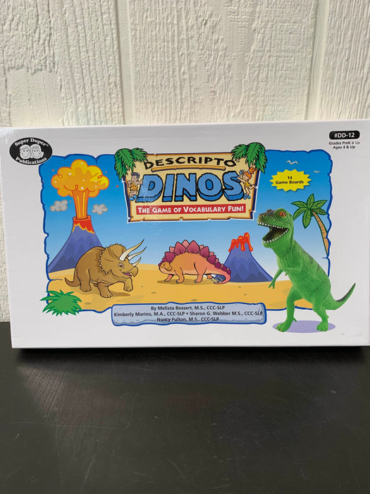 used Super Duper Publications Descripto Dinos Game