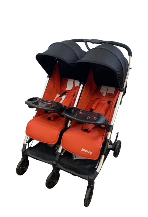 used Joovy Kooper X2 Double Stroller, Paprika, 2021 HIDDEN PHOTOS