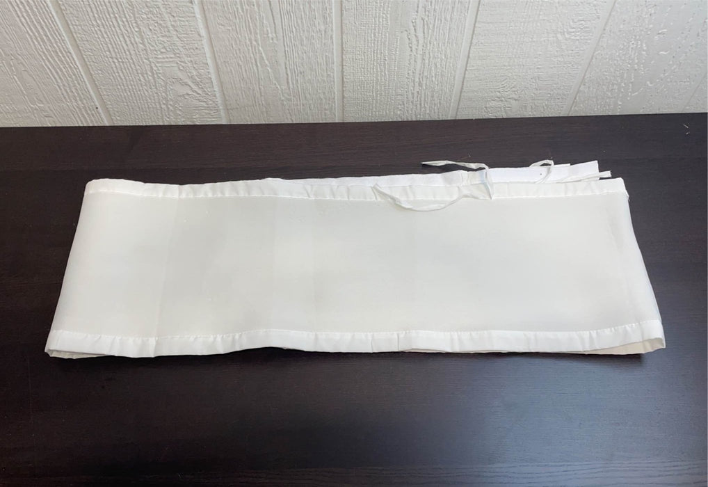 used Breathable Baby Mesh Crib Liner, White